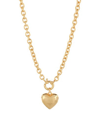 Puffy Heart Pendant Necklace
