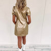 Gold Metallic Dress