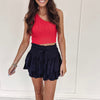 Macie Crop Top - Red