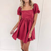 Juliette Dress - Burgundy