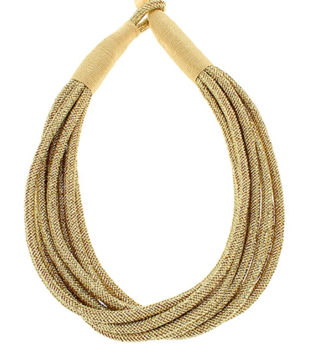 Layered Rope Necklace - Gold