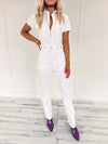 Edie Jumpsuit - White