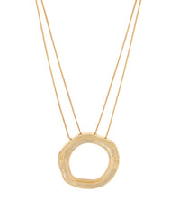 Chunky Circle Pendant Necklace
