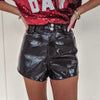 Ashlyn Faux Leather Shorts