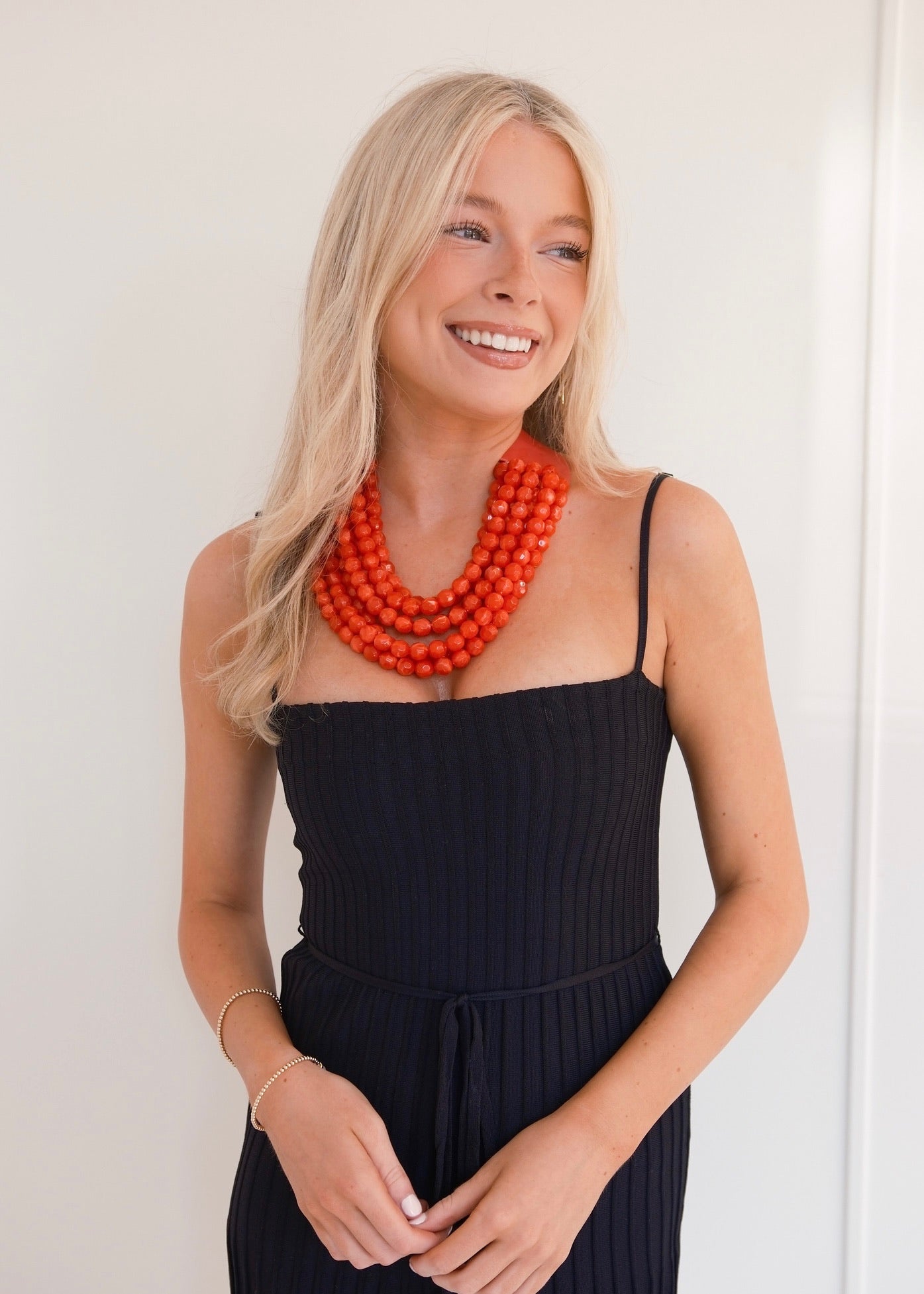 Two Toned Maxi Dress -Black/White