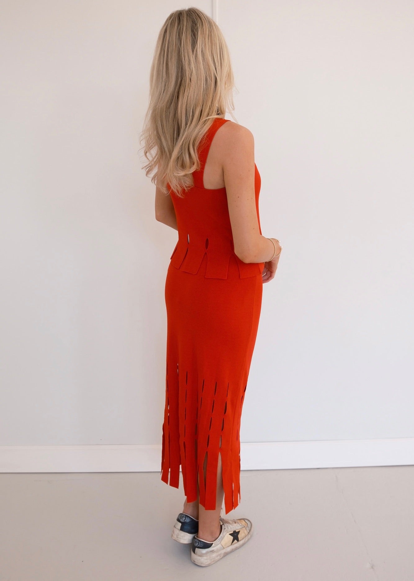 Margo Fringe Set - Red