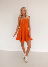 Allison Dress - Orange