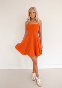 Allison Dress - Orange