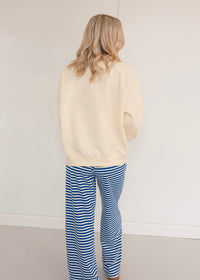 Eloise Mock Neck Sweatshirt - Yellow