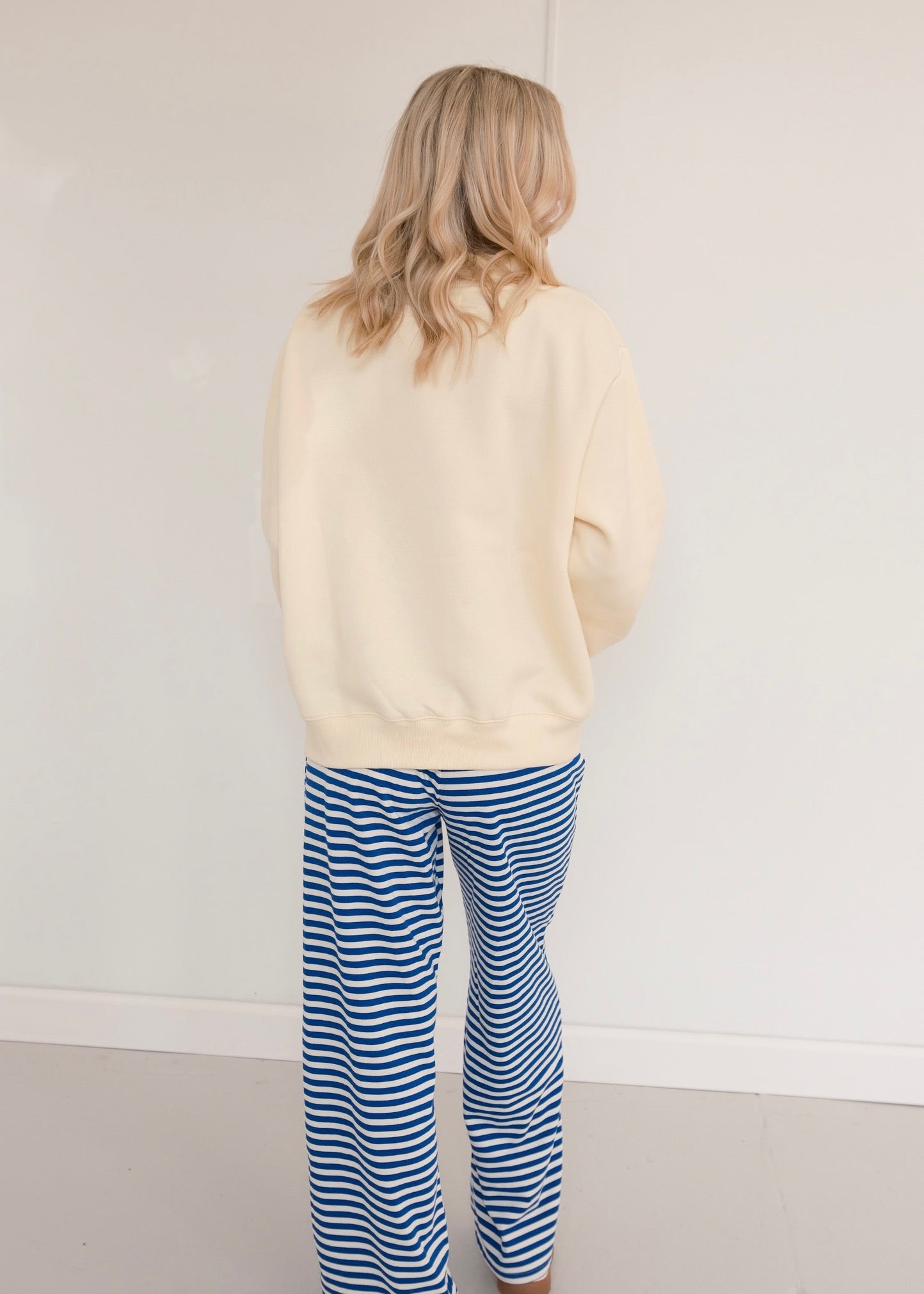 Eloise Mock Neck Sweatshirt - Yellow