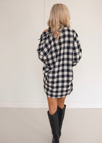 Sandy Flannel Dress