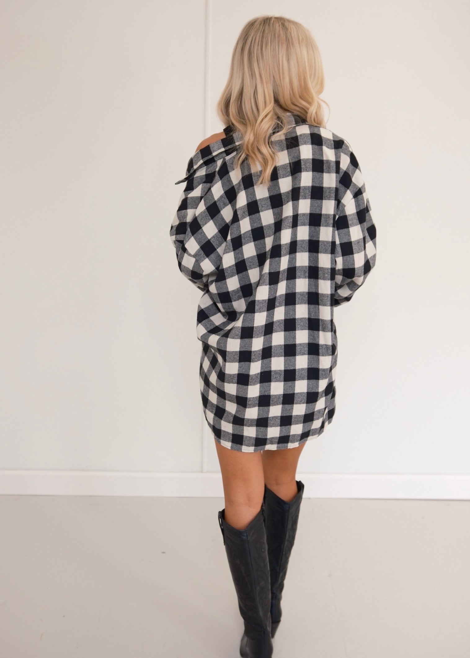 Sandy Flannel Dress