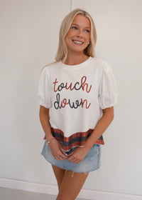 Touch Down Top - Red/Black