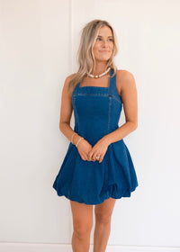 Lucy Denim Bubble Dress
