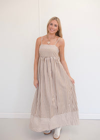 Melody Maxi Dress - Beige