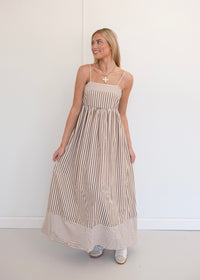 Melody Maxi Dress - Beige