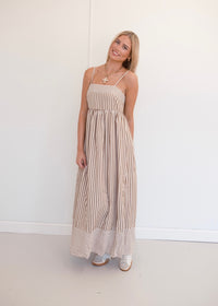Melody Maxi Dress - Beige