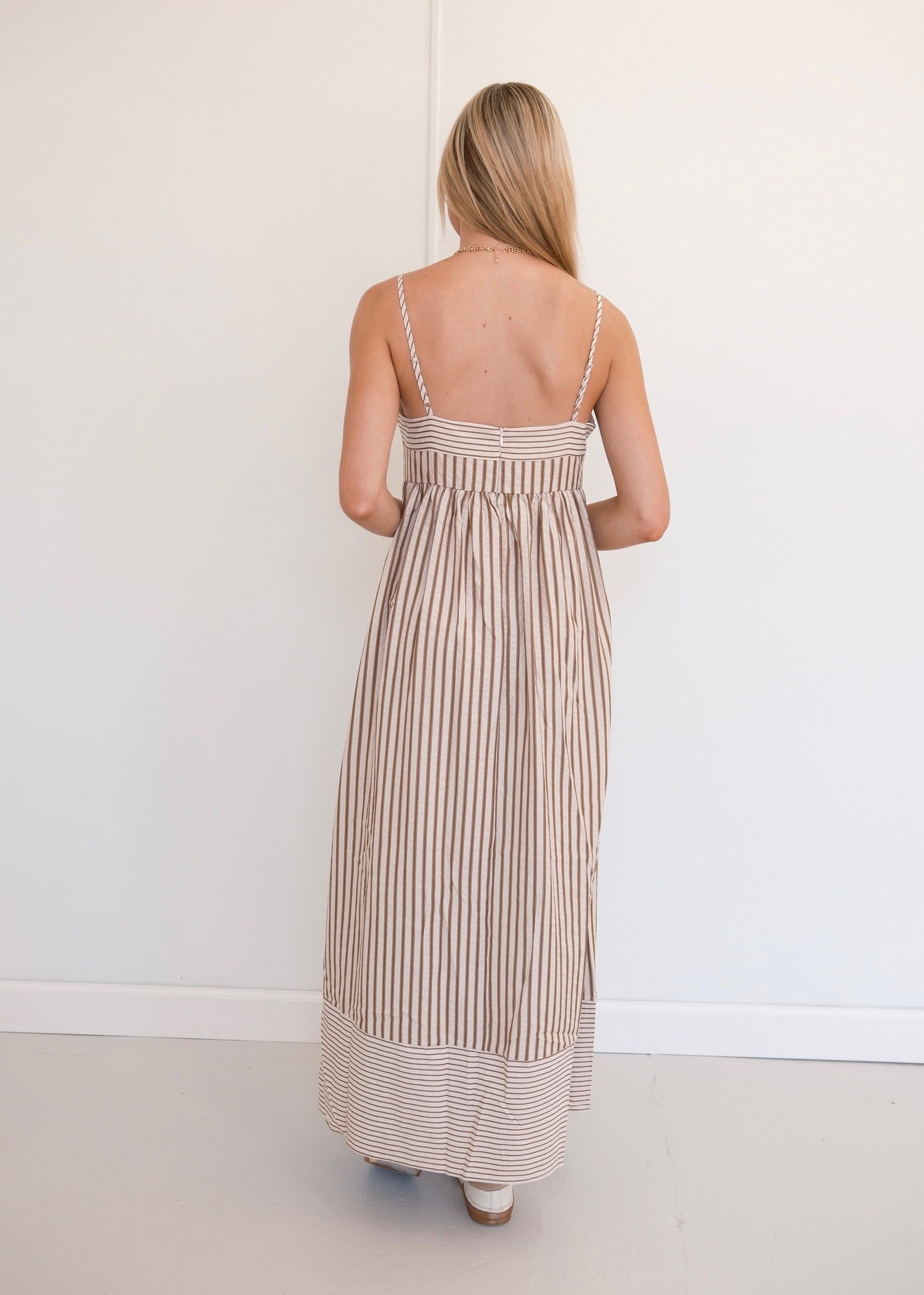 Melody Maxi Dress - Beige