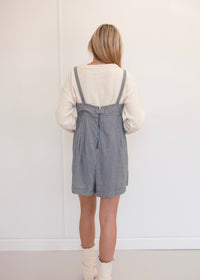Adair Romper - Navy/Cream
