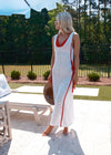 Colleen Cover up - Red/White