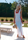 Colleen Cover up - Red/White