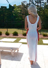 Colleen Cover up - Red/White