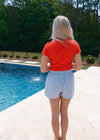 Red Basic Tee