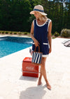Darla Dress - Navy