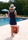 Darla Dress - Navy