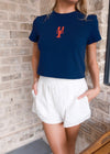 Lobster Tee - Navy