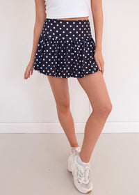 Polka Dot Active Skirt