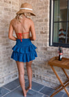 Smocked Skirt - Navy