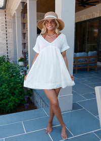 Bailee Dress - White