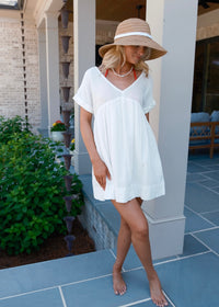 Bailee Dress - White