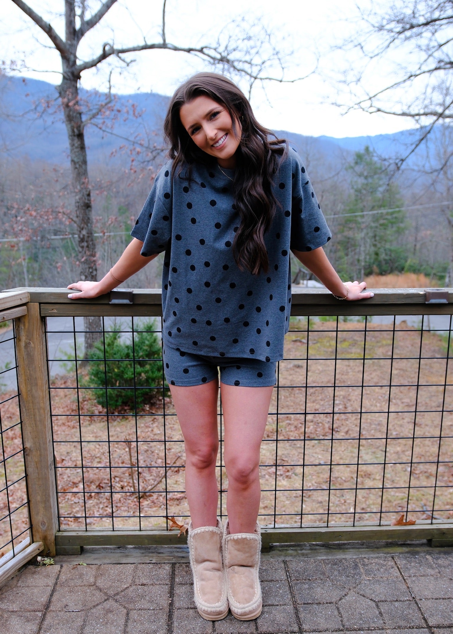 Polka Dot Lounge Set