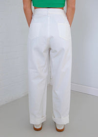 White Barrel Jeans