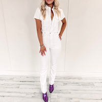 Edie Jumpsuit - White