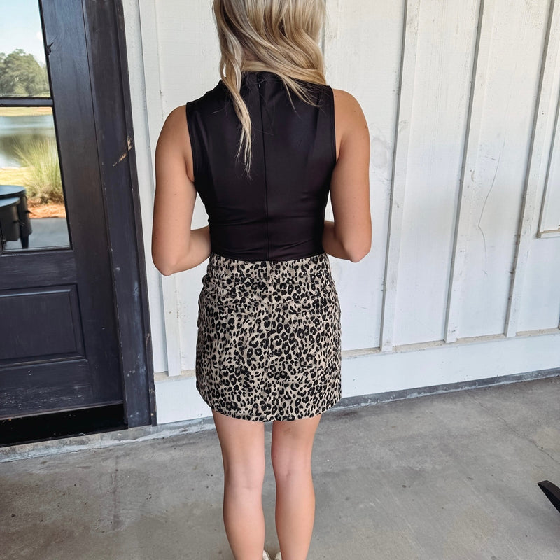 Cheetah Mini Skirt