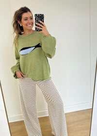 Fisherman Sweater - Olive