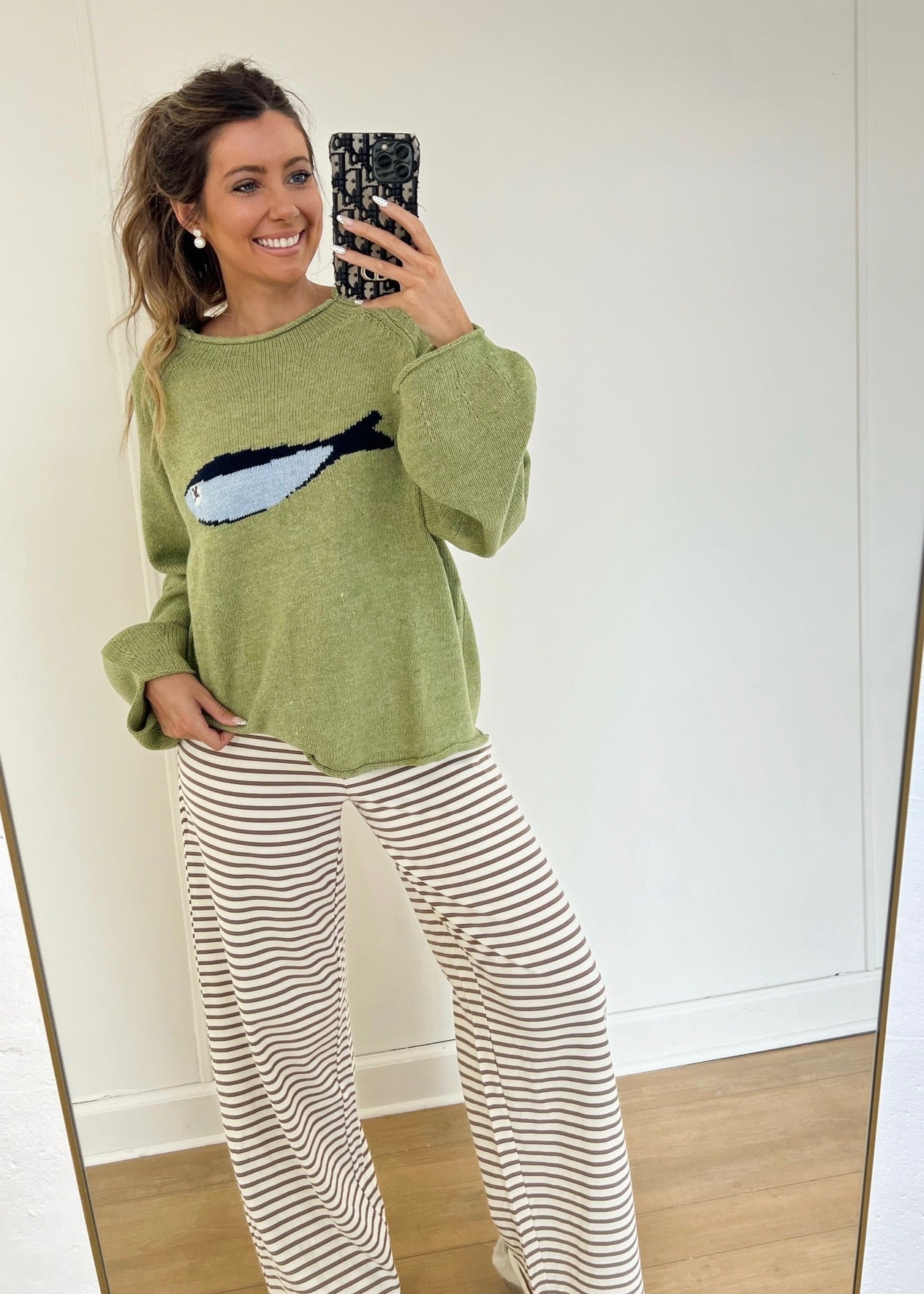 Fisherman Sweater - Olive