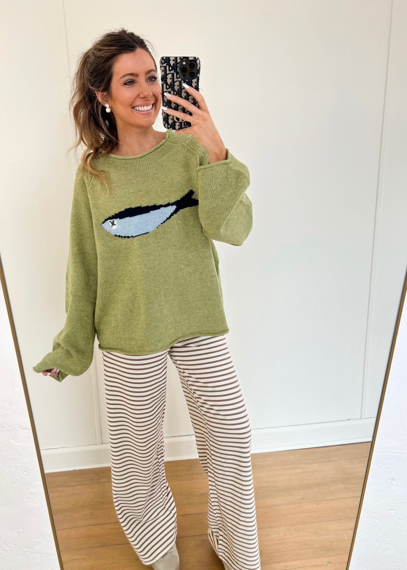 Fisherman Sweater - Olive