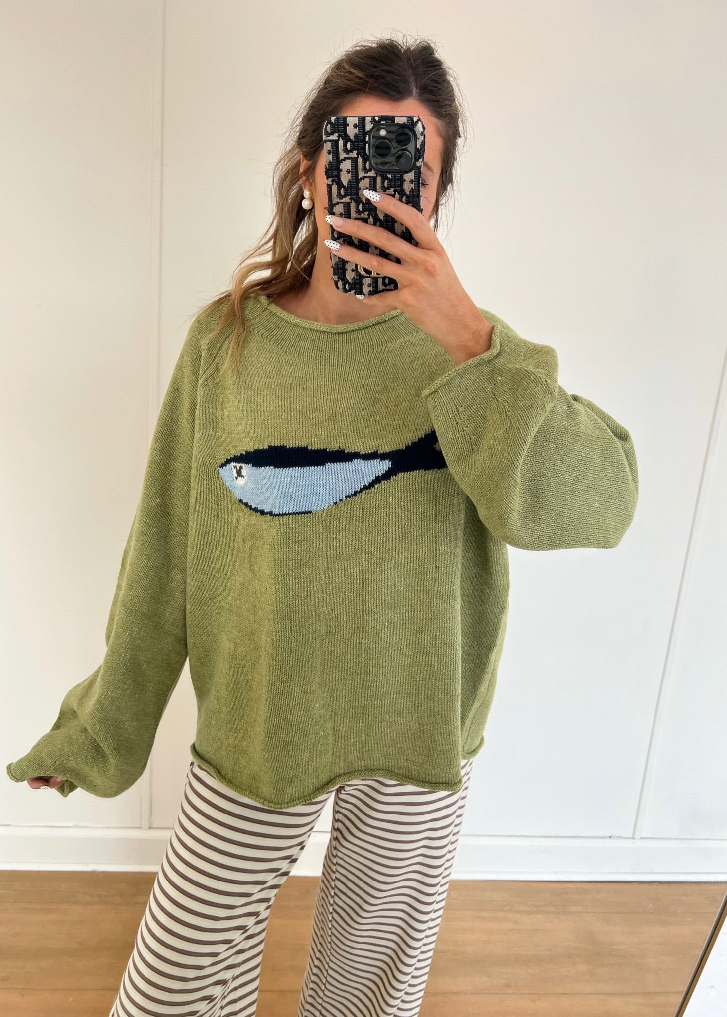 Fisherman Sweater - Olive