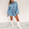 Bethany Denim Romper