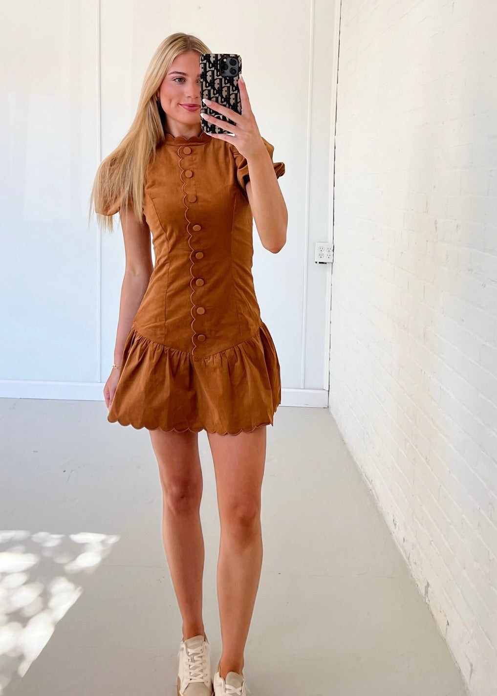 Callie Suede Dress