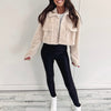 Mina Teddy Cropped Jacket