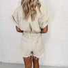 Addison Romper - Tan