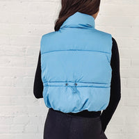 Sadie Puffer Vest - Blue