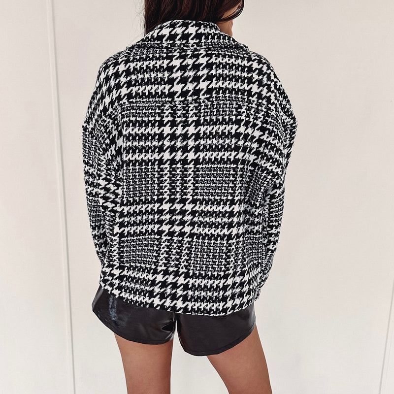 Houndstooth Shacket