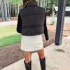 Sadie Puffer Vest - Black