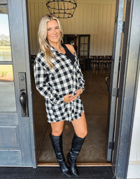 Sandy Flannel Dress